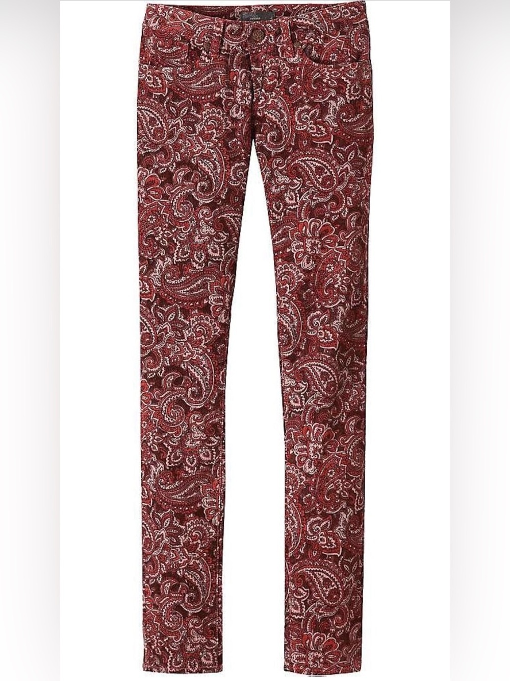 prAna Trinity Corduroy Paisley Pants Size 8